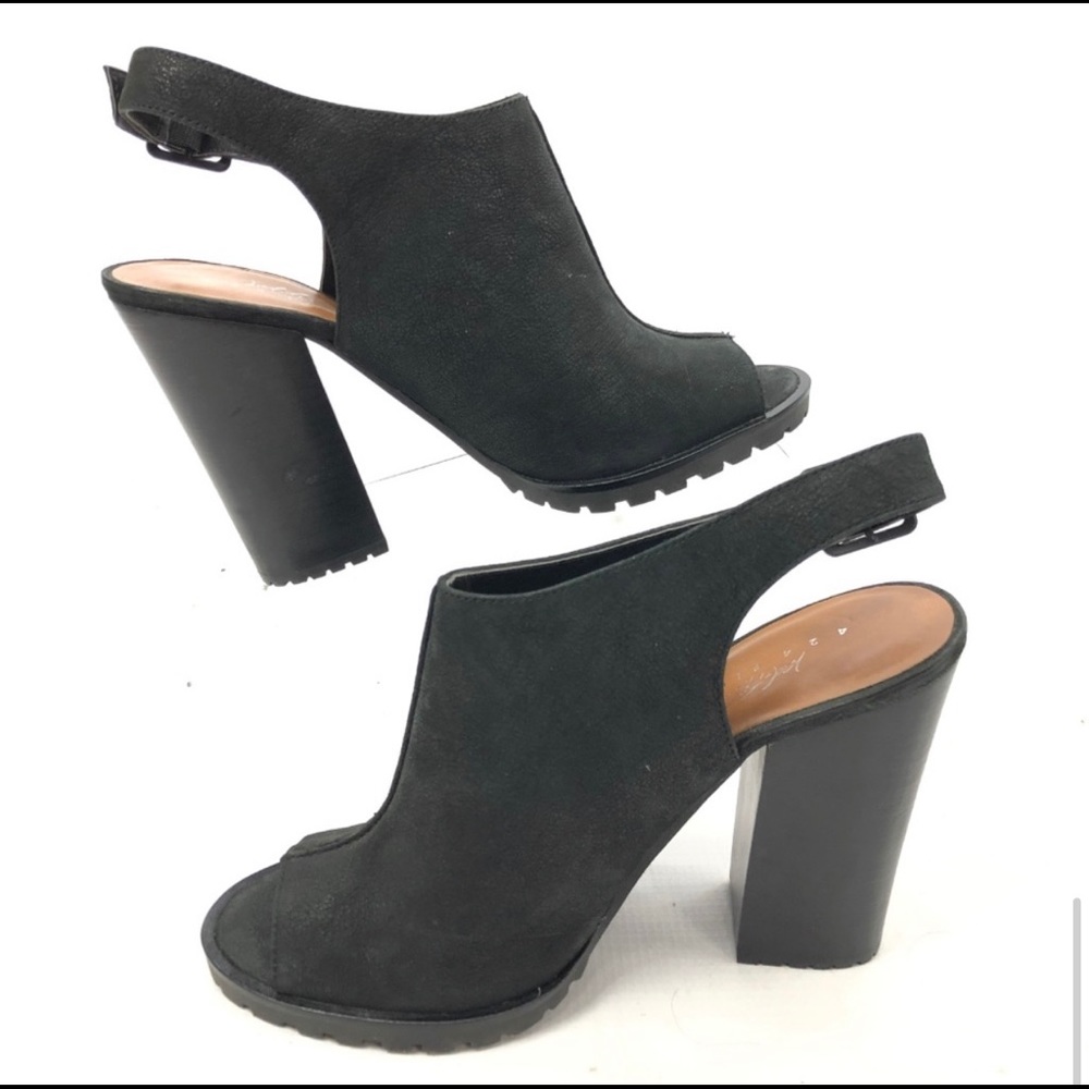 Lord & Taylor 424 fifth Deanna Open toe booties - Picture 1 of 4